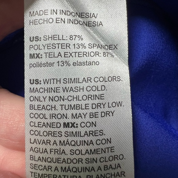 Chico's Vibrant Blue Straight Leg Pants - Picture 7 of 9